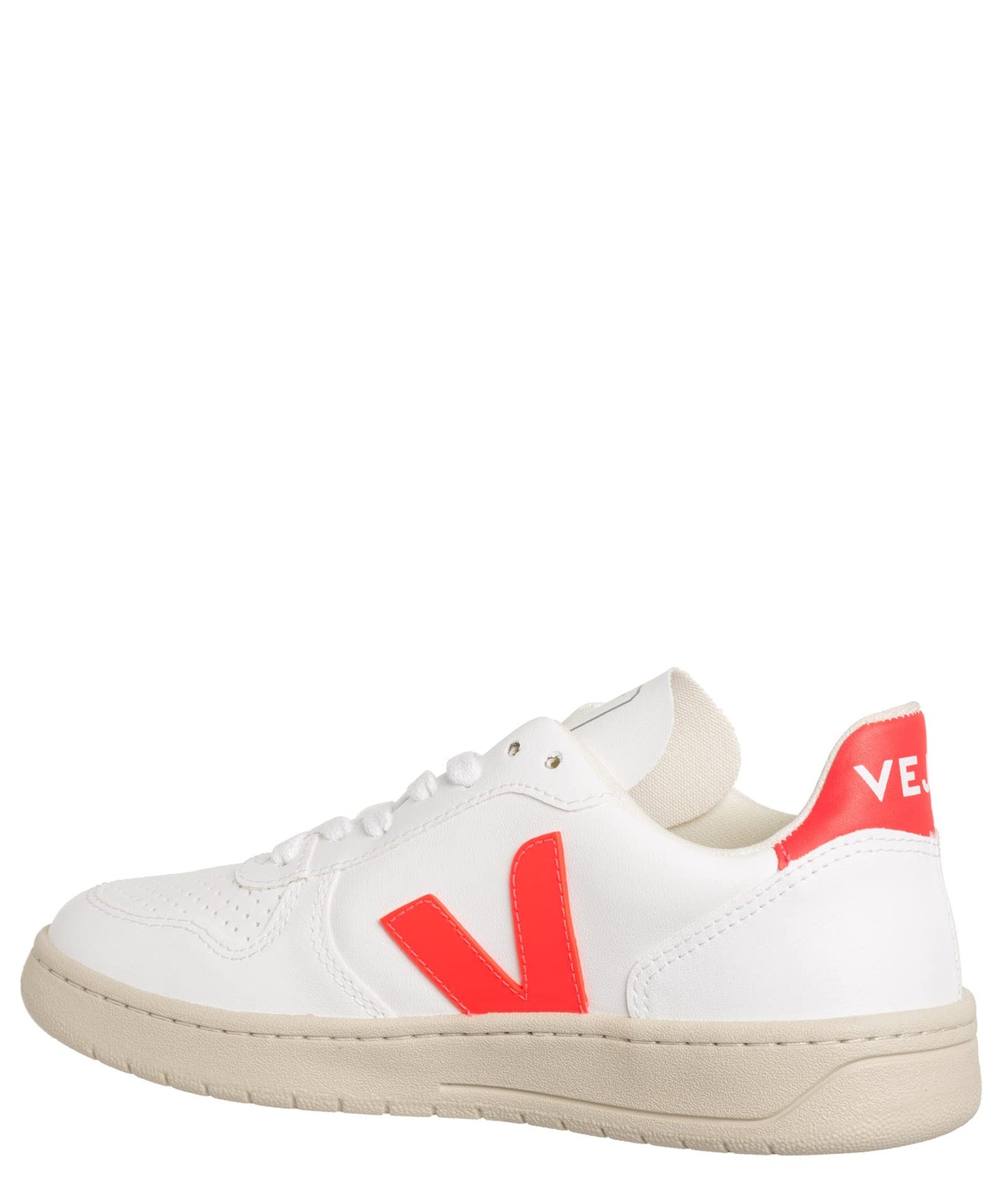 Veja Women V-10 Sneakers White - Rose Fluo 5 US