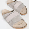 Birkenstock Men's Kyoto Grip Suede Slides, Stone Coin, Grey, 10 Medium US
