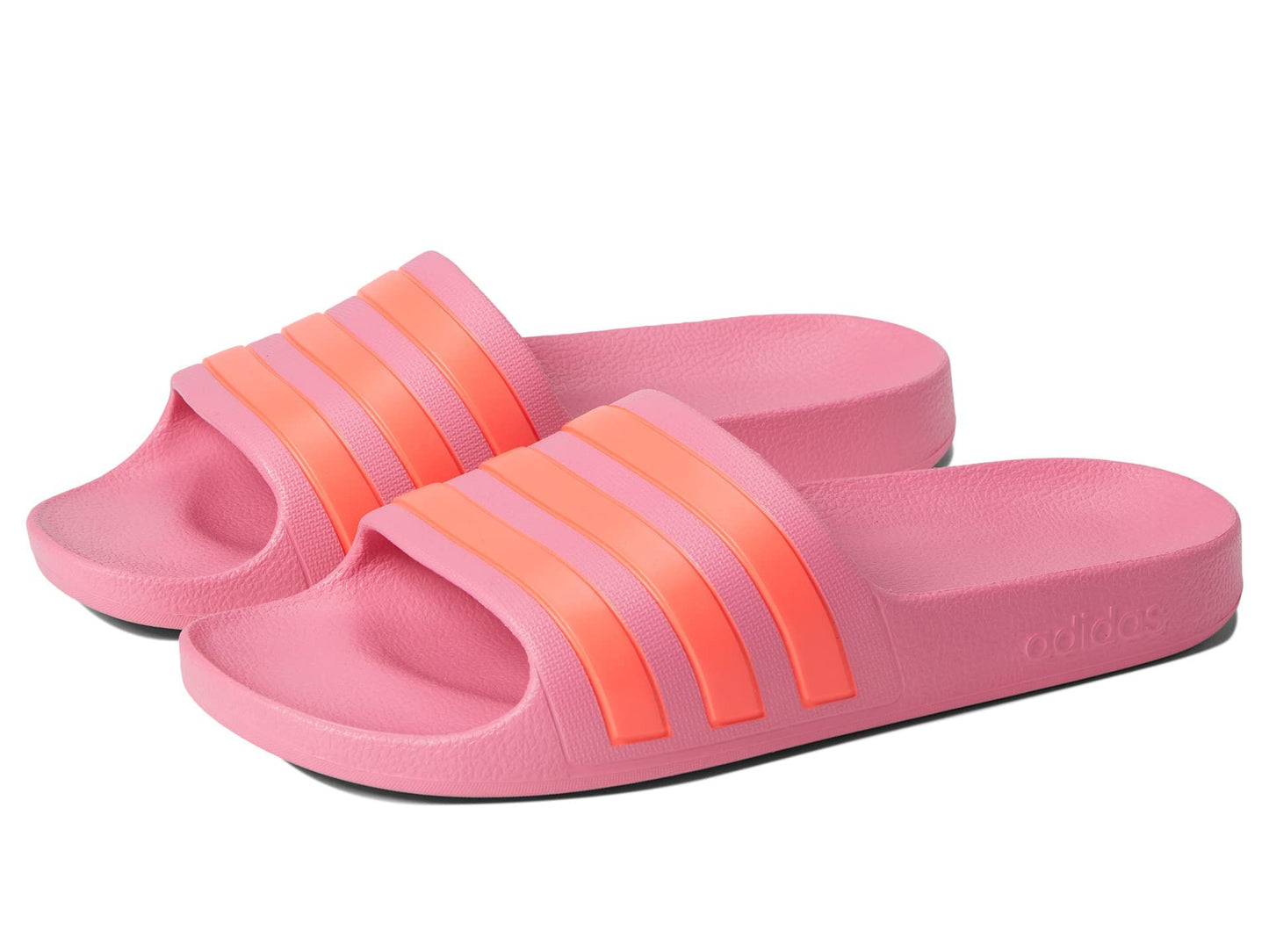 adidas Girl's Adilette Aqua Slides (Toddler/Little Kid/Big Kid) Rose Tone/Turbo/Rose Tone 4 Big Kid M