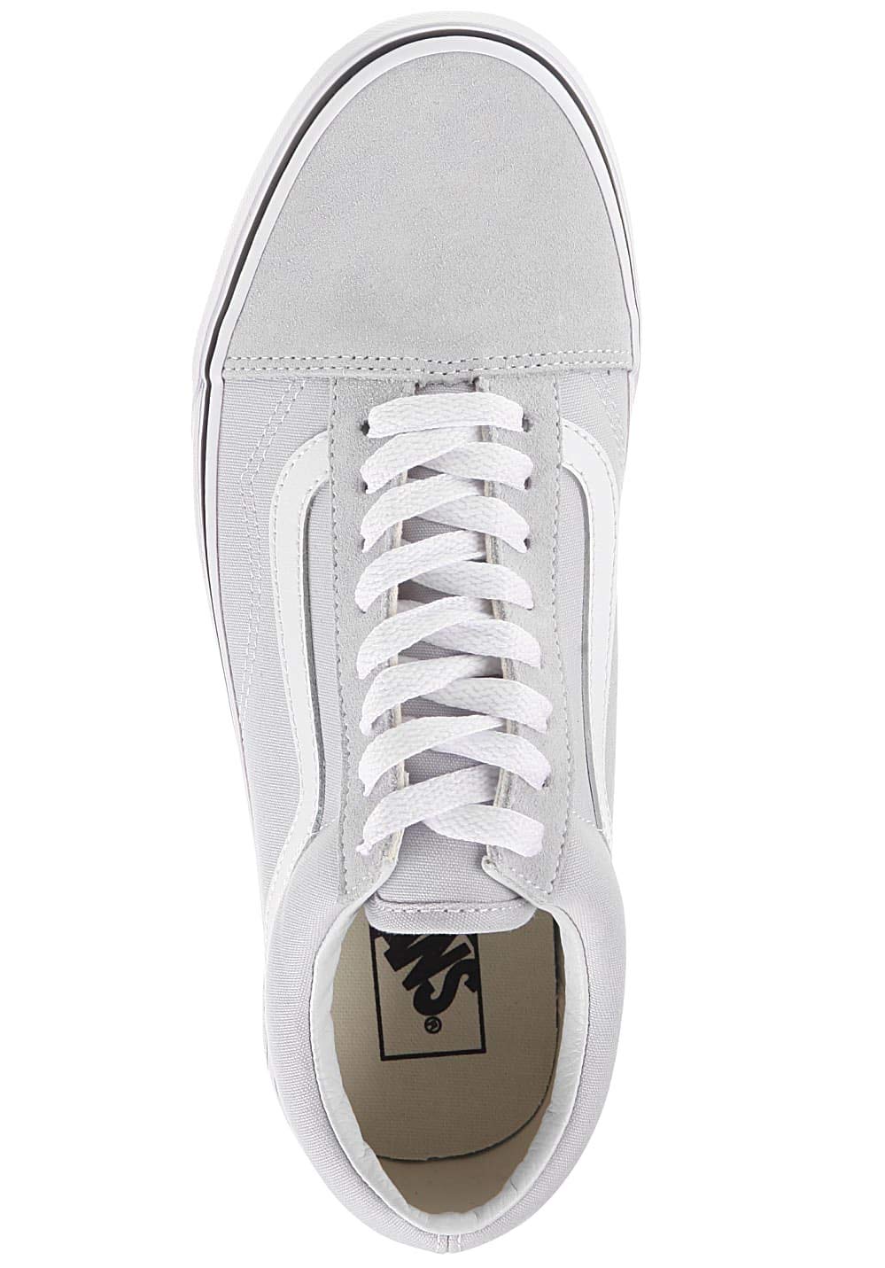 Vans Old Skool Gray Dawn/True White (9.5 M US Women / 8 M US Men, Gray Dawn/True White)