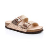 Birkenstock ARIZONA Birko-Flor, Women's Mules Open Toe Sandals, Beige (Metallic Stones Copper Metallic Stones Copper), 5 UK (38 EU)