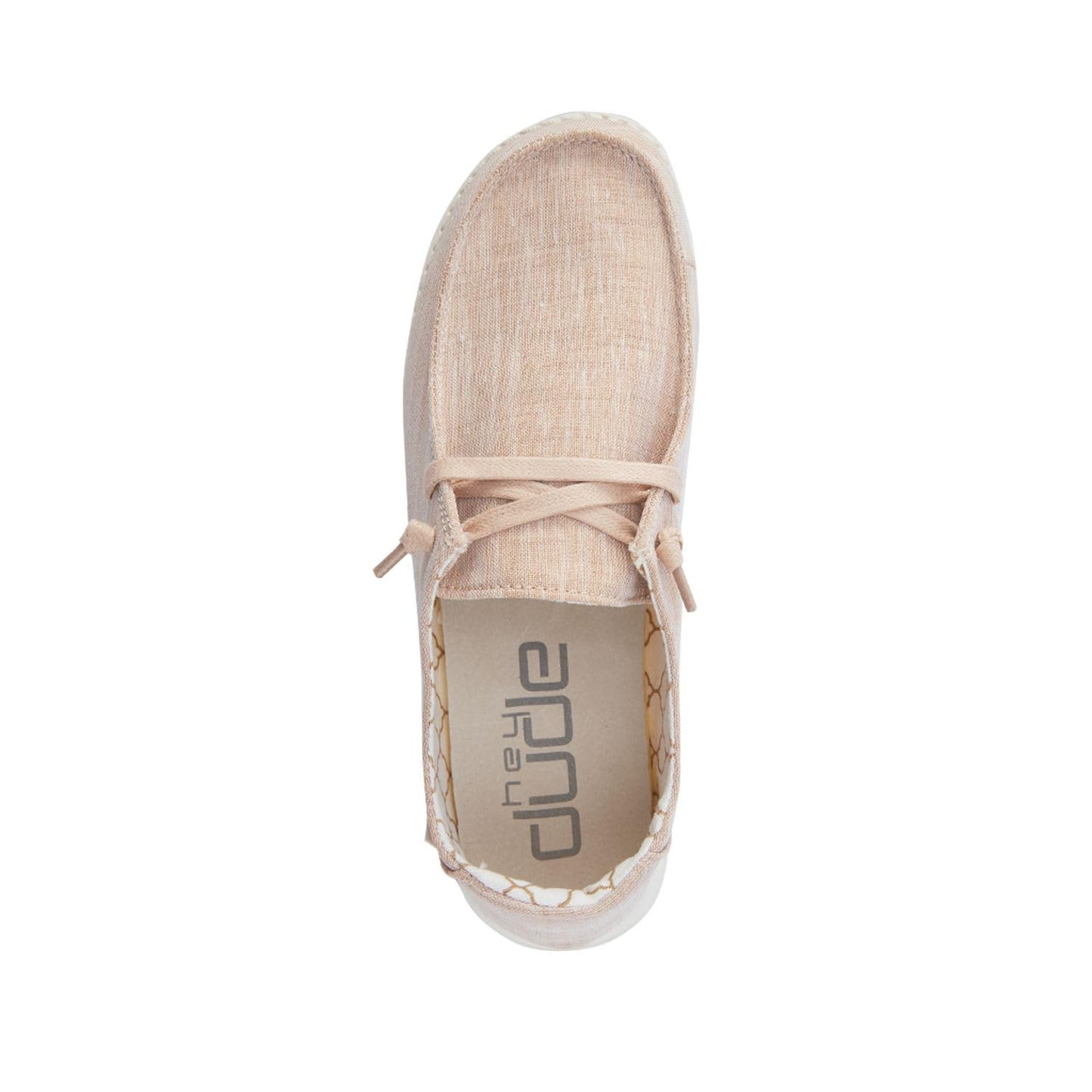Hey Dude Women's Wendy Sparkling Rose Size 4 | Women’s Shoes | Women’s Lace Up Loafers | Comfortable & Light-Weight