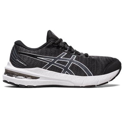ASICS Kid's GT-2000 11 Grade School Running Shoes, 4.5, Black/Carrier Grey