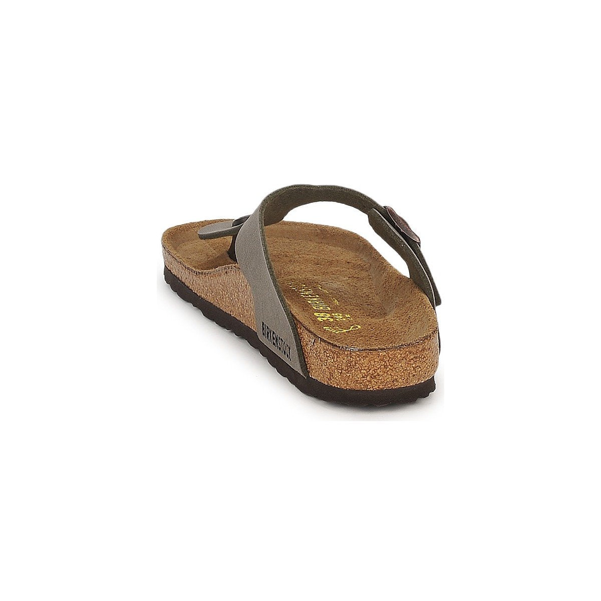 Birkenstock Gizeh Flip Flops Men White Flip Flops Shoes, Stone, 36