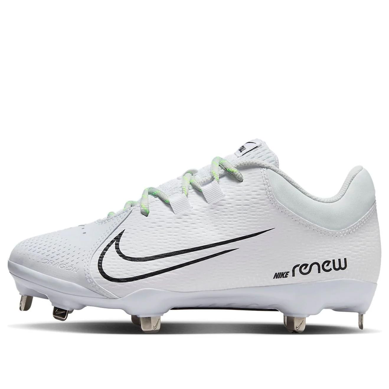 Nike Hyperdiamond 4 Pro Metal Softball Cleats White | Black | Gray Size 11.5