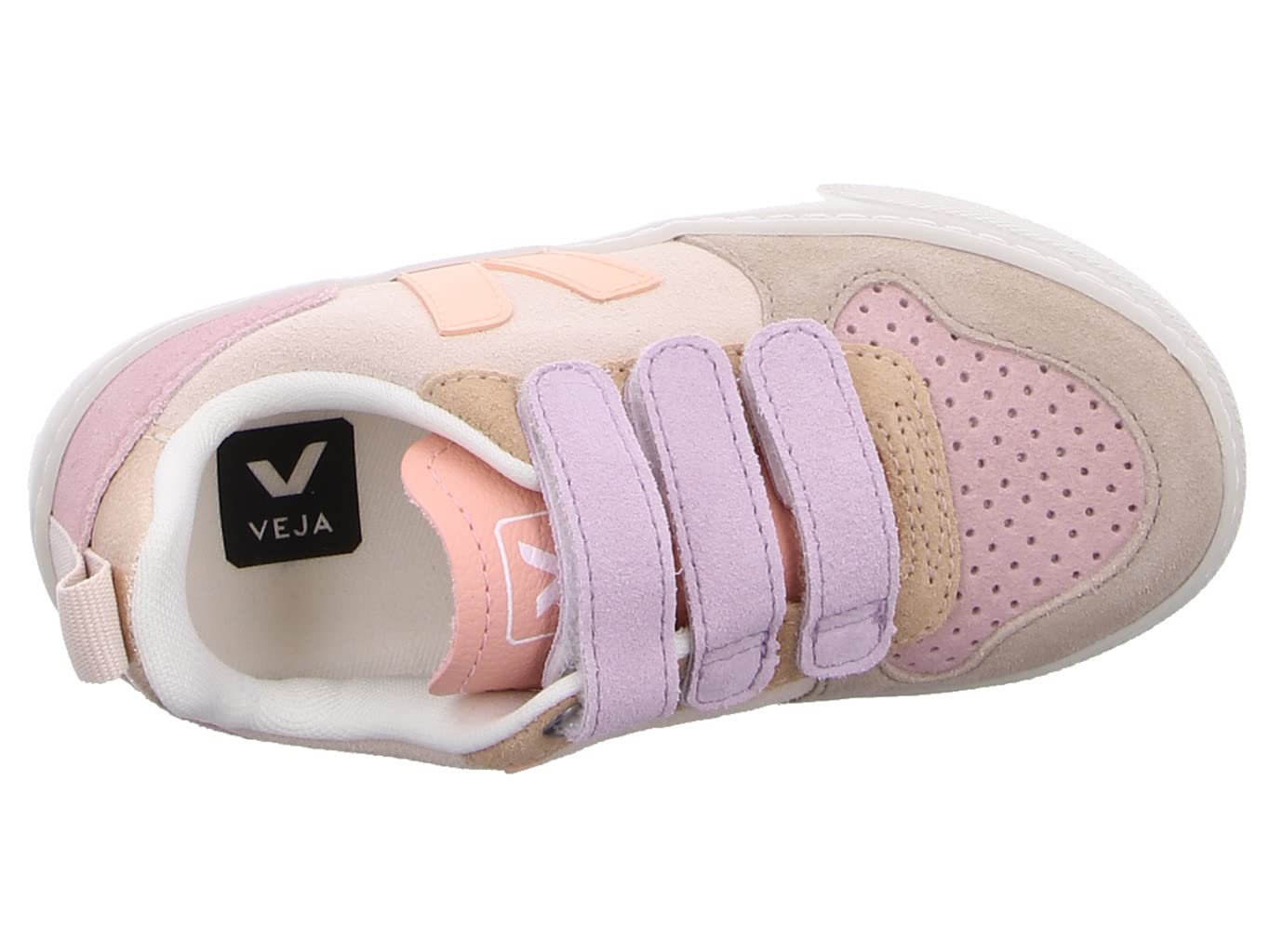 VEJA Small V-10 Suede (Little Kid/Big Kid) Multicolor/Sable Unisex EU 28 (US 11 Little Kid) M
