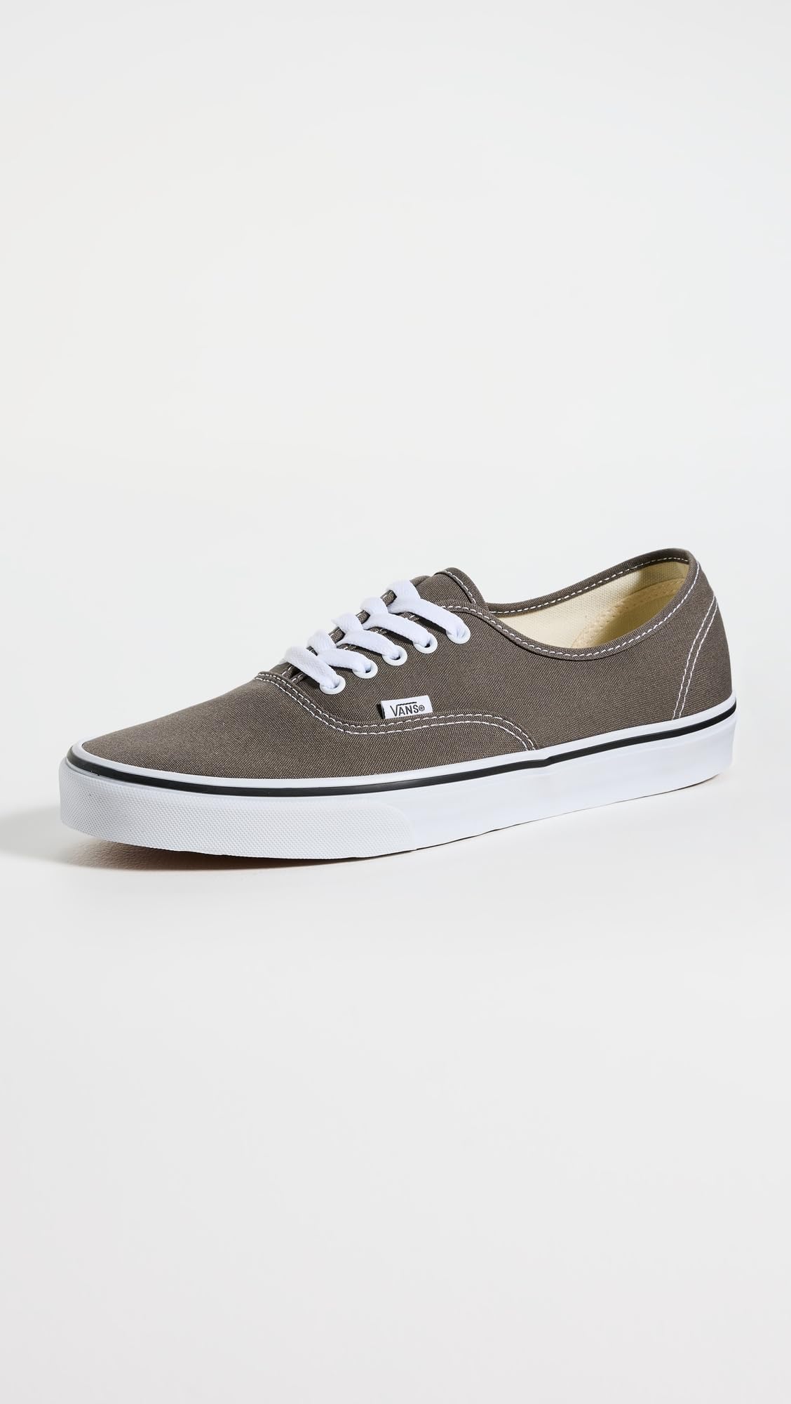 Vans Men's U Authentic Sneakers, Bungee Cord, Grey, 9.5 Medium US