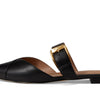 Cole Haan Vandam Buckle Mule Black Leather 8 B (M)