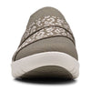 Clarks Adella Stride Dark Olive Textile 9 B (M)
