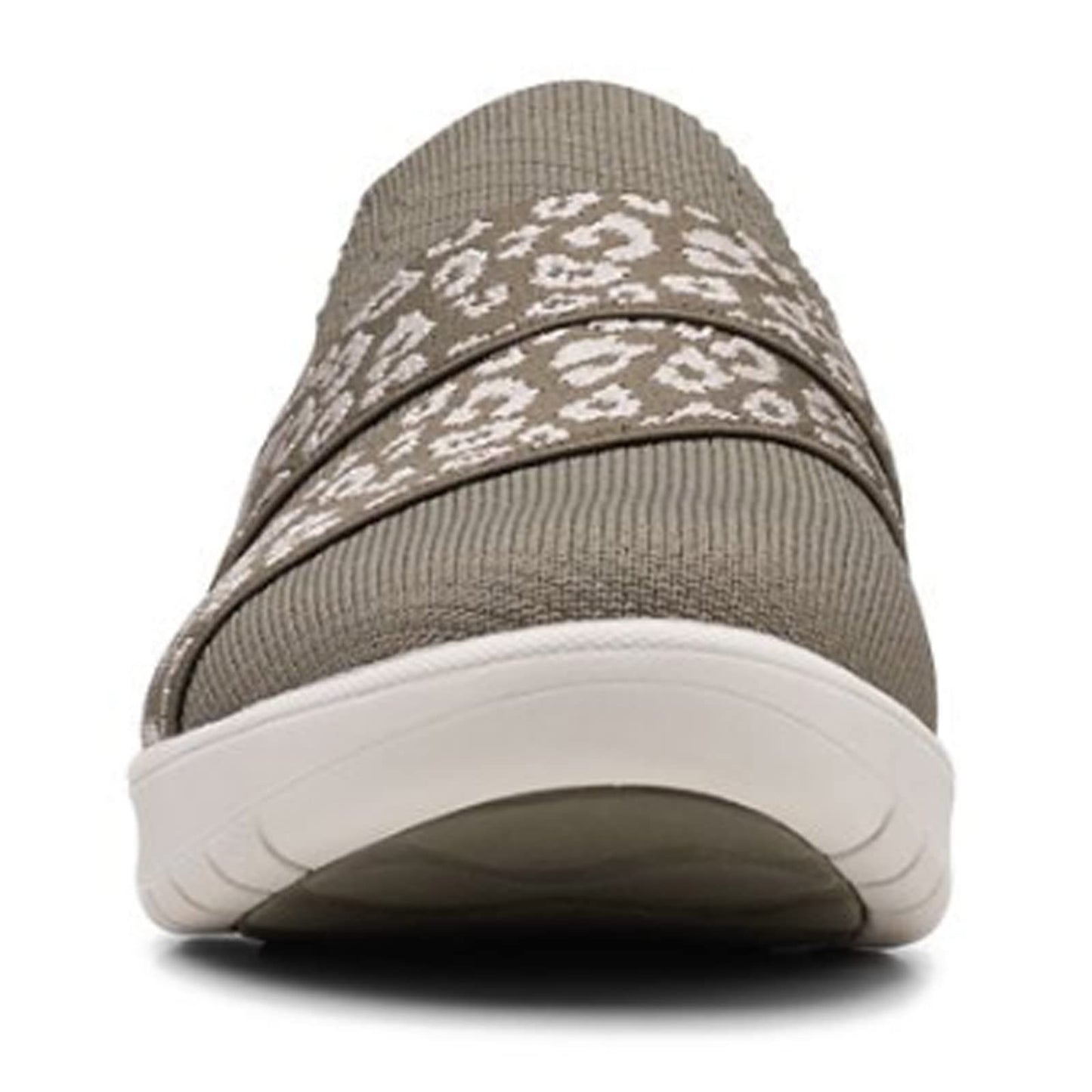 Clarks Adella Stride Dark Olive Textile 9 B (M)