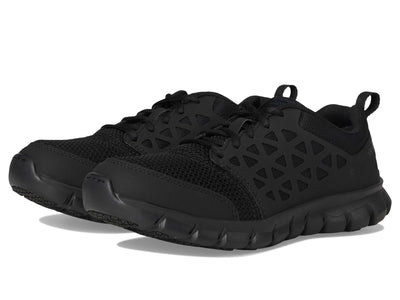 Reebok Work Women's Sublite Cushion Soft Toe Athletic Work Sh Black - 8.5 Wide