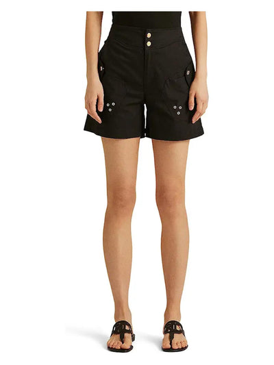 Lauren Ralph Lauren Women’s Twill Shorts in Polo Black 6