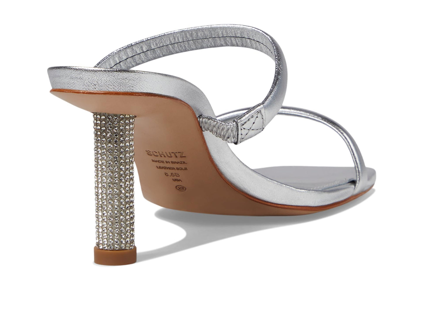 Schutz, Women's, Taliah Pin Heel, Prata, 8, M