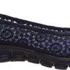 Skechers Sport Women's EZ Flex 2 Flighty Flat, Navy Blue, 7.5 M US