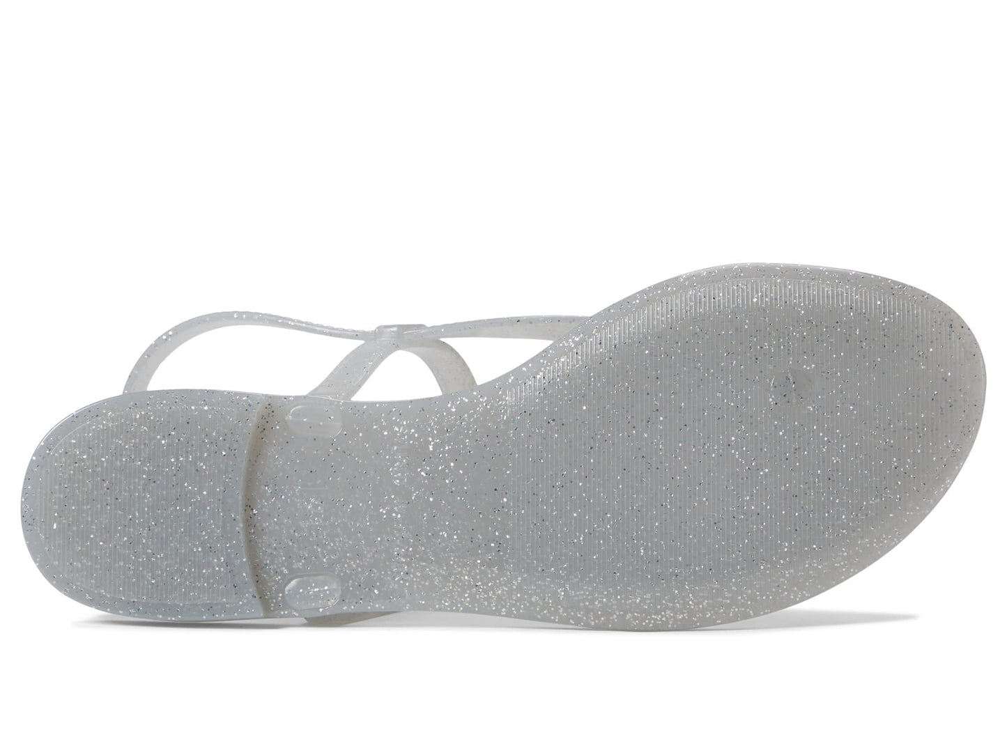 Stuart Weitzman Summer Jelly Sandal Silver 10 B