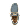 Hey Dude Men's Wally Braided Navy Size 10 | Men’s Loafers | Men’s Slip On Shoes | Comfortable & Light-Weight