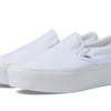 Vans Men's Slip-On Stackform, Canvas True White, Size 5