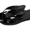 Stuart Weitzman Miami 50 Wedge Slide Black 5 B