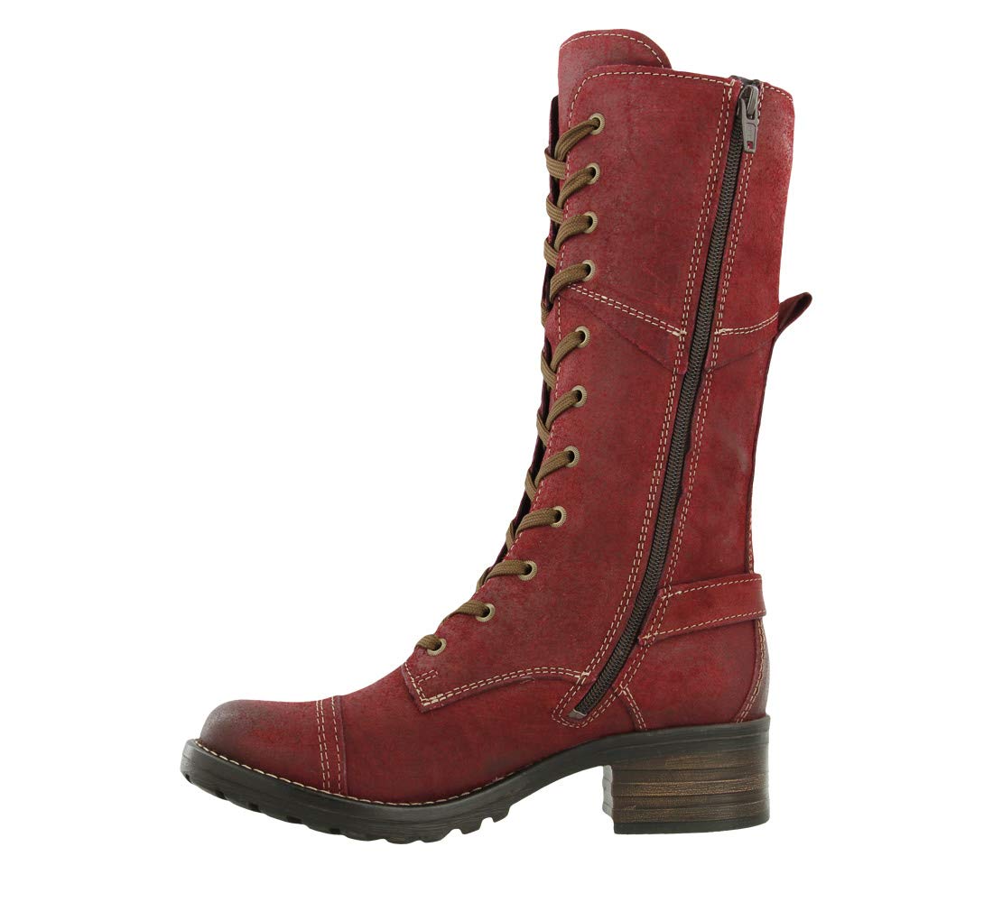 Taos Footwear Women's Tall Crave Boot Red Rugged 9-9.5 (M) US