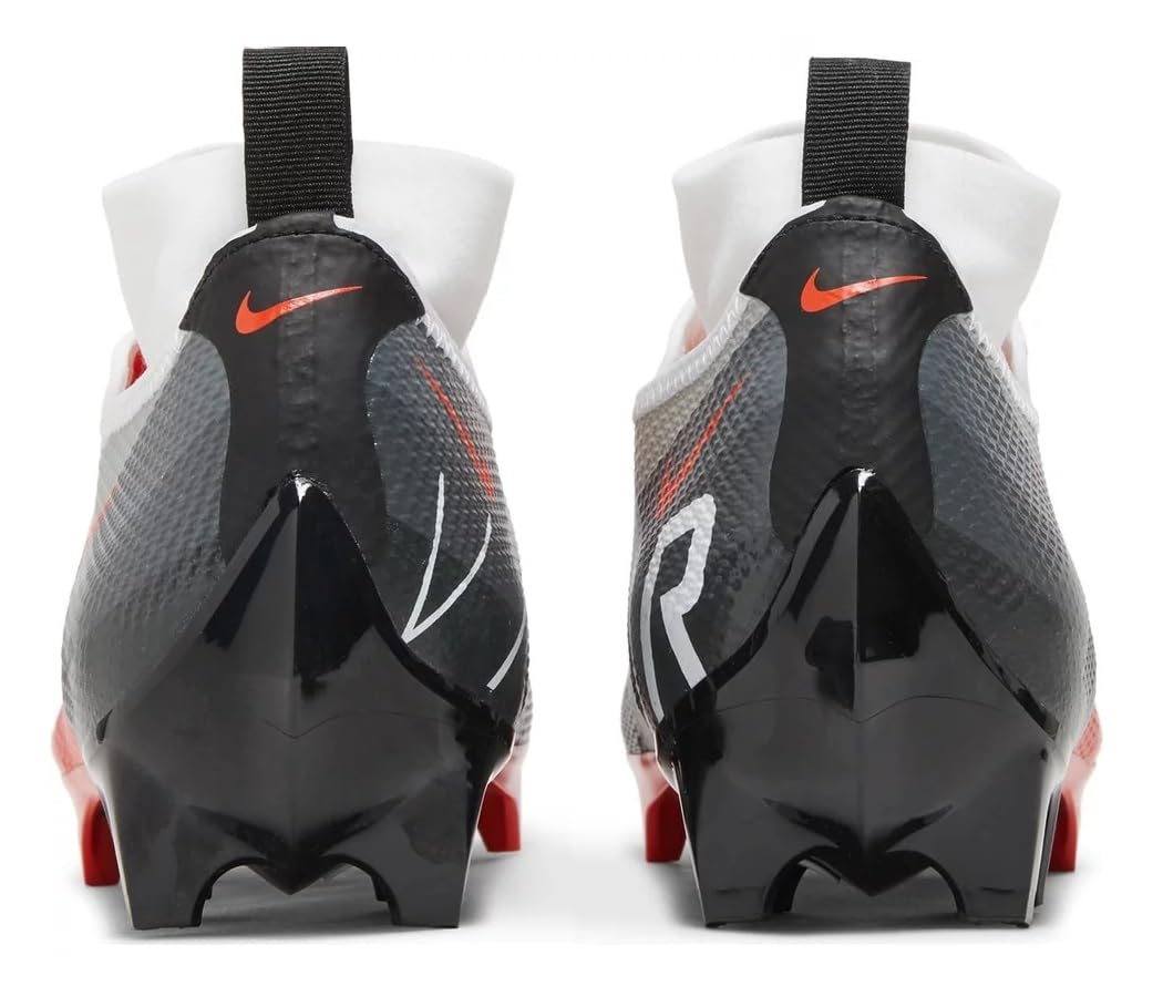 Nike Mens Vapor Edge Pro 360 Football Cleat, Black/Team Orange-White Sz 7.5