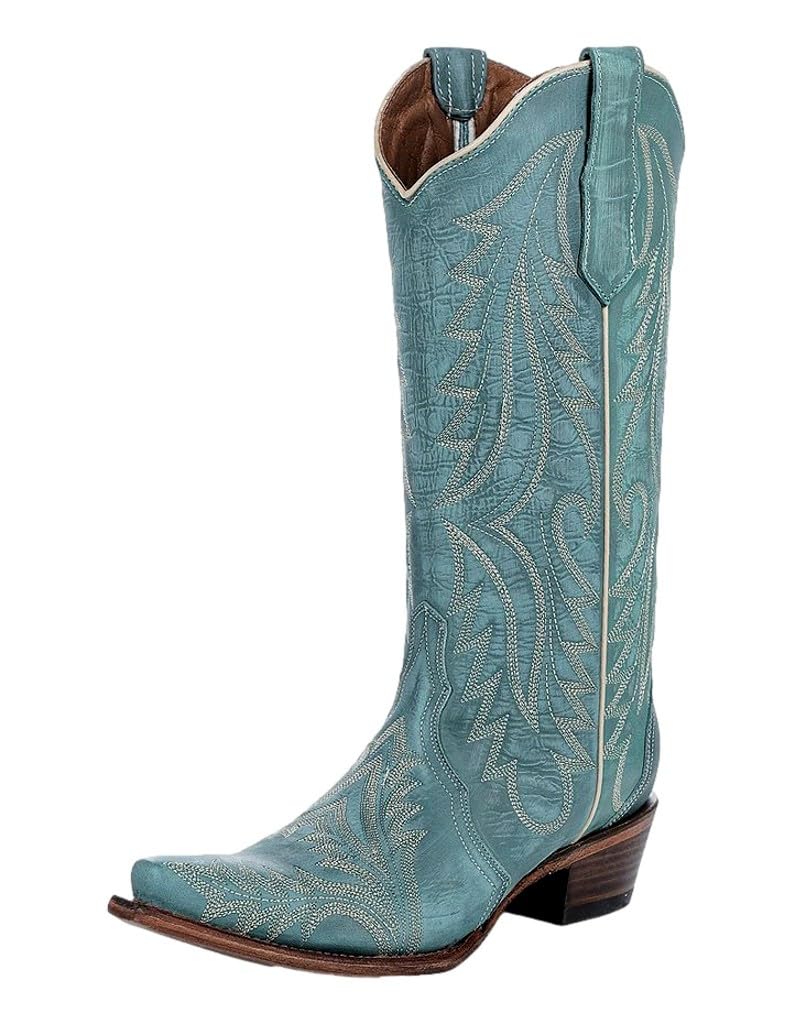 Corral Boots Womens, L6215, Turquoise, 9 Medium