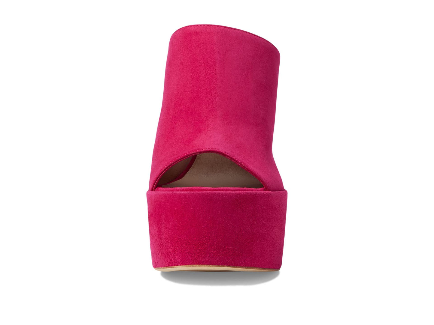 Stuart Weitzman Skyhigh 145 Platform Slide Azalea 9.5 B