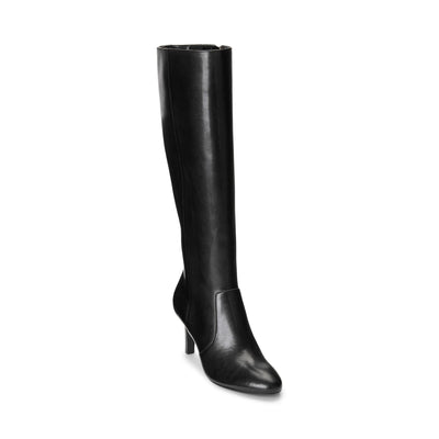 Lauren Ralph Lauren Womens Caelynn Tall Knee-High Boots Black 7.5 Medium (B,M)