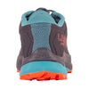 La Sportiva Womens Karacal Trail Running Shoe, Carbon/Lagoon, 8.5