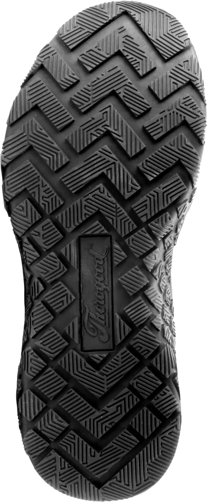 Thorogood T800 Series Non-Metallic Security Work Shoes for Men and Women - Durable Black Knit Upper with EVA Midsole and Slip-Resistant Rubber Outsole; Black - 6.5 W US