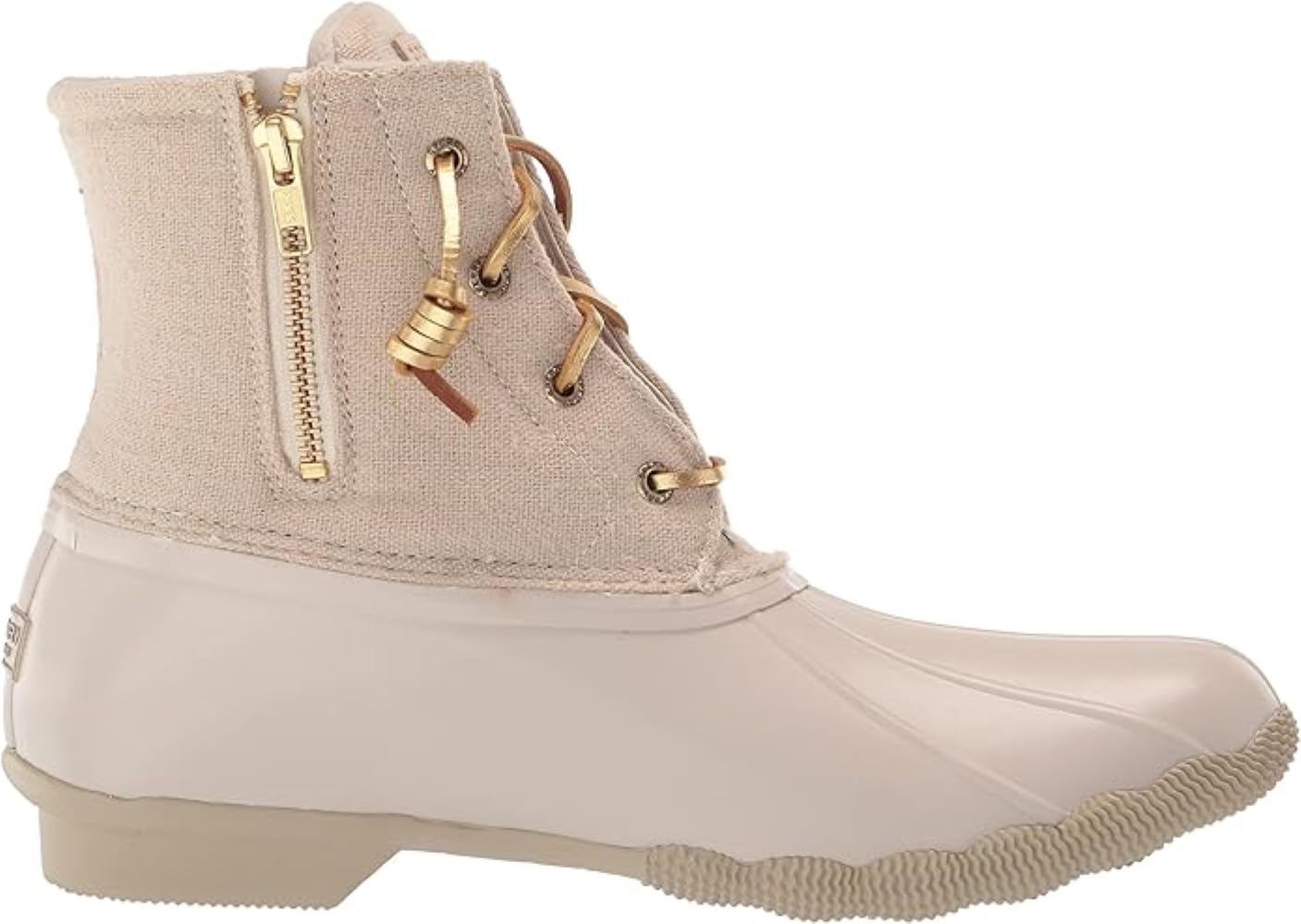 Sperry Women's Saltwater Snow Boot, Ivory Sparkle, 7 M US