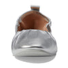 Cole Haan York Soft Ballet Silver Metallic Leather 10.5 B (M)
