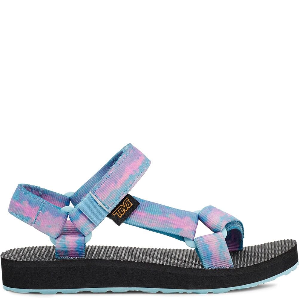 Teva Girls Original Universal Tie-Dye Sandal, Sorbet Cotton Candy, 10 Little Kid