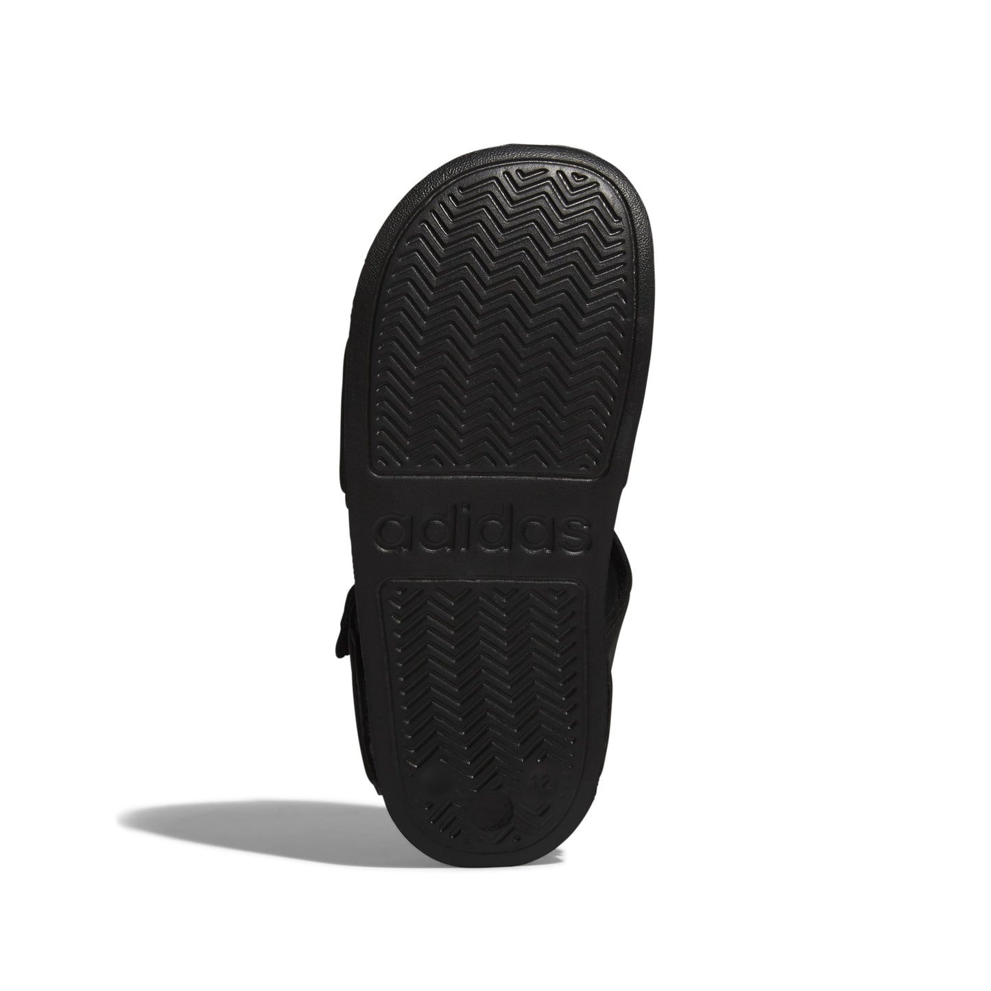 adidas Adilette Sandal K Core Black/White Synthetic 1 US Child