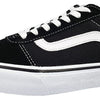 Vans Men's Ward Sneaker, Suede Canvas Black White, 7 M US