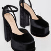 SCHUTZ Women's Luan Heels, Black, 8 Medium US
