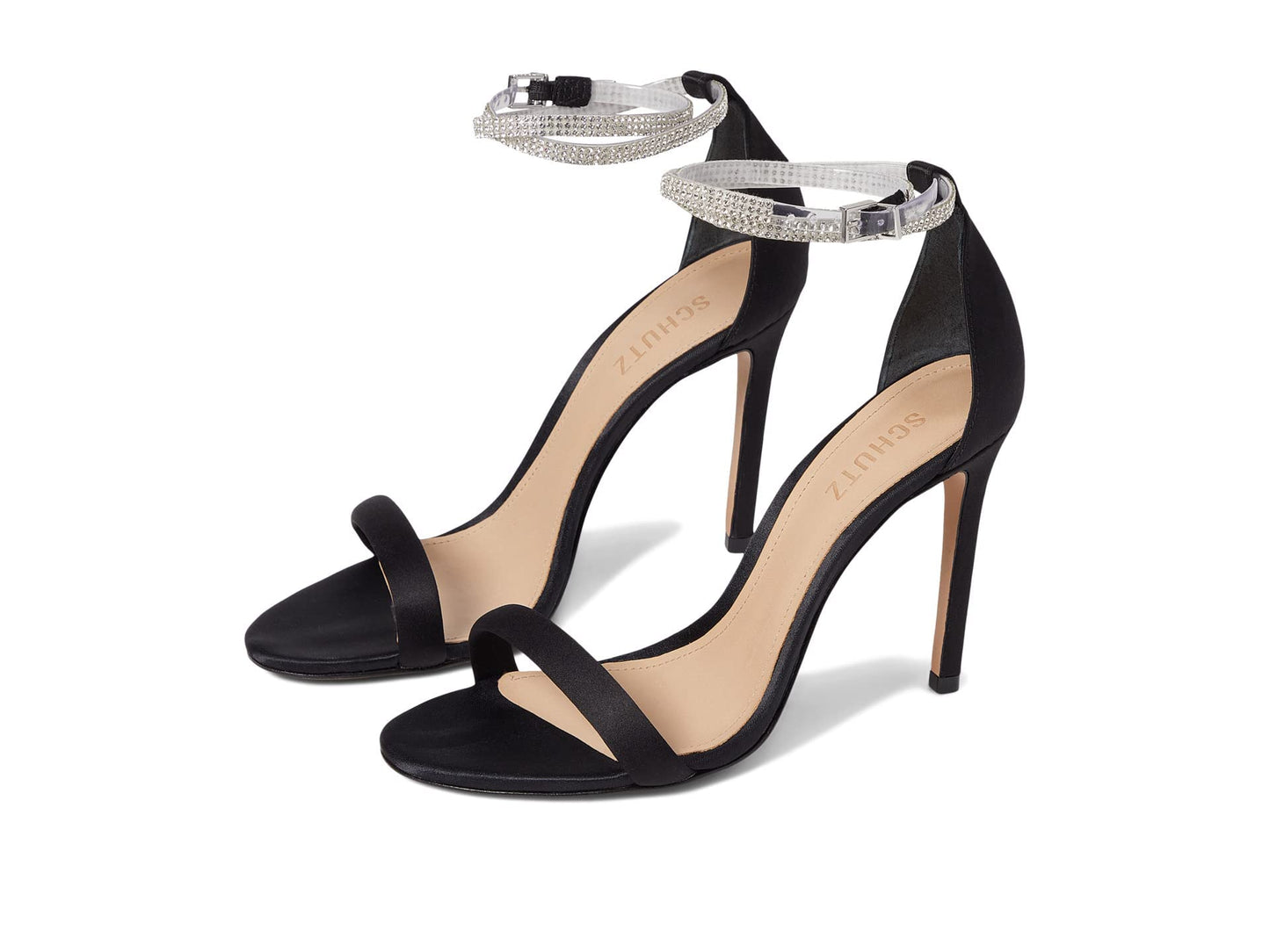 SCHUTZ Leanna Black/Transparente/Cristal 9.5 M