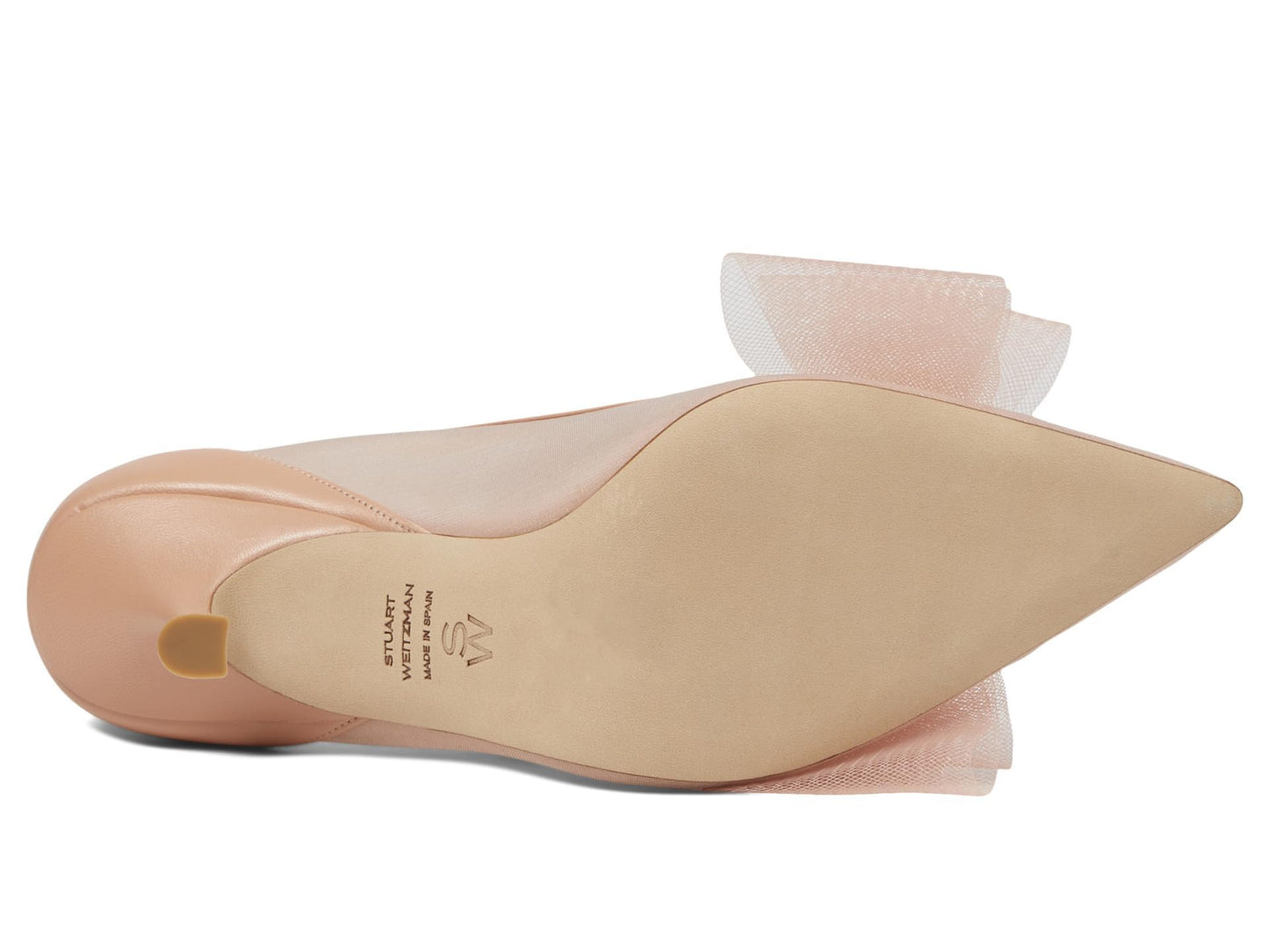Stuart Weitzman Womens Blushing Bow 75 Pump Ginger, 8.5 Medium