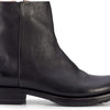 Frye Veronica Inside Zip Booties for Women - Premium Leather, Goodyear Welt, Leather Lining, Rubber Sole - 6' Shaft Height, Black (Pallio) - 7 M