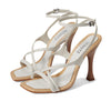 Schutz Women's Nakia Sandal, Pearl, 6