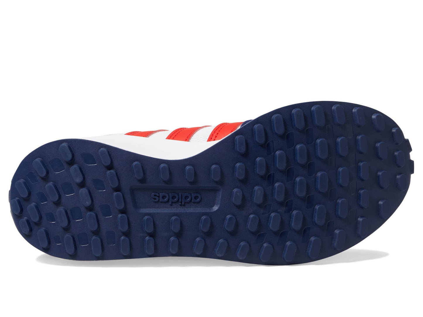 adidas Run 70s (Little Kid/Big Kid) White/Vivid Red/Dark Blue 7 Big Kid M