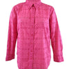 Lauren Ralph Lauren Women's Plus Eyelet Cotton Shirt (3X, Pink)