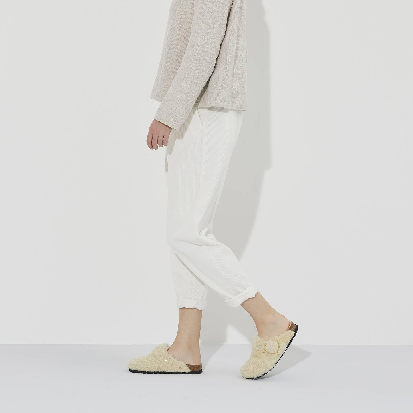 Birkenstock Boston BB White, white, 5 AU