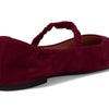 Cole Haan Women's Yvette Mj Ballet Flat, Black Cherry Suede, 8.5