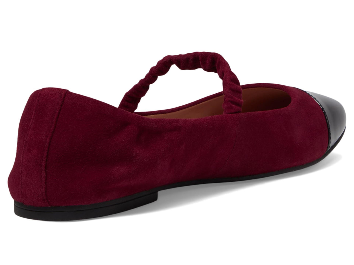 Cole Haan Women's Yvette Mj Ballet Flat, Black Cherry Suede, 8.5