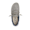 HEYDUDE Men's Wally Funk Desert Taupe Size 7 | Men’s Shoes | Men's Lace Up Loafers | Comfortable & Light-Weight