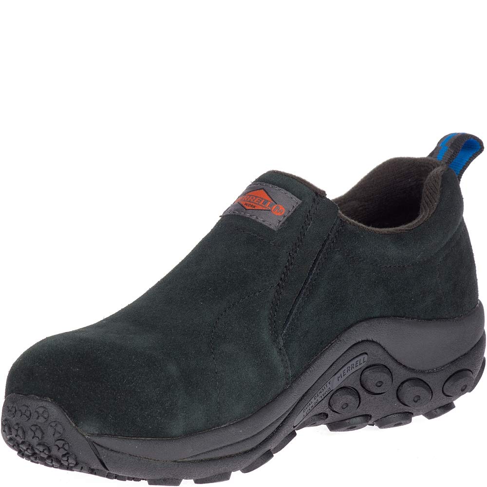 Merrell Women's Jungle Moc Alloy Toe, Black, 7