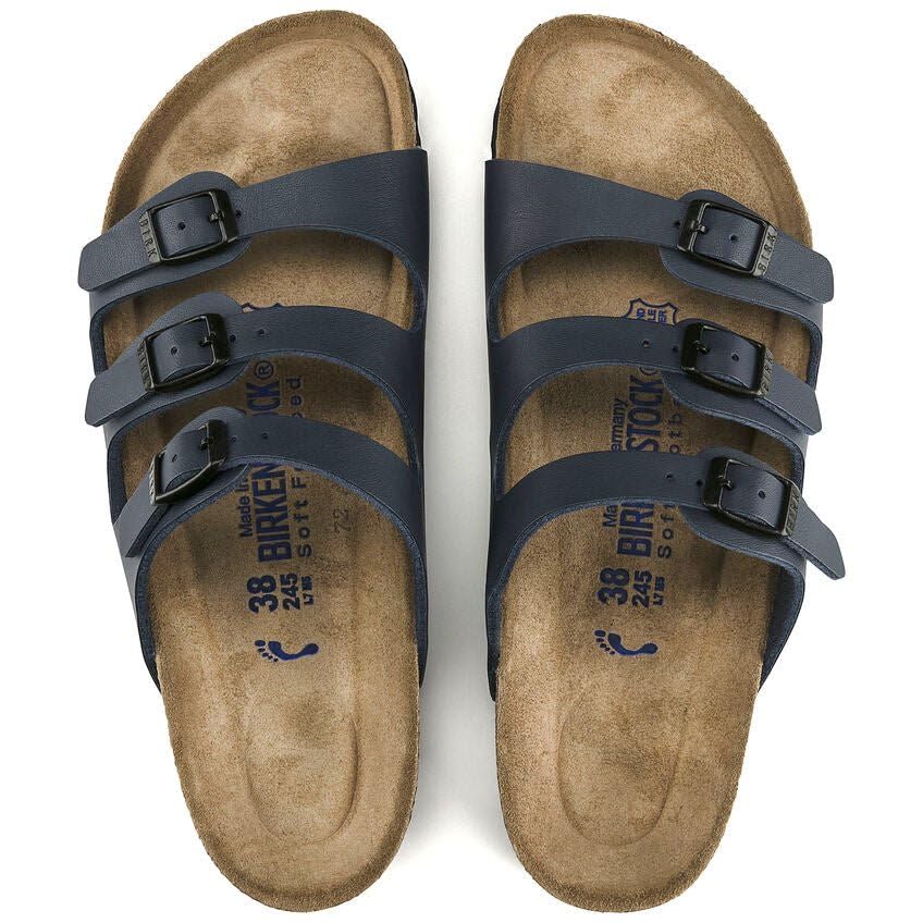 Birkenstock Florida, Women's Curls, Blue, 10 AU