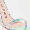 Stuart Weitzman Womens Nudistcurve 100 Sandal Silver 11 M