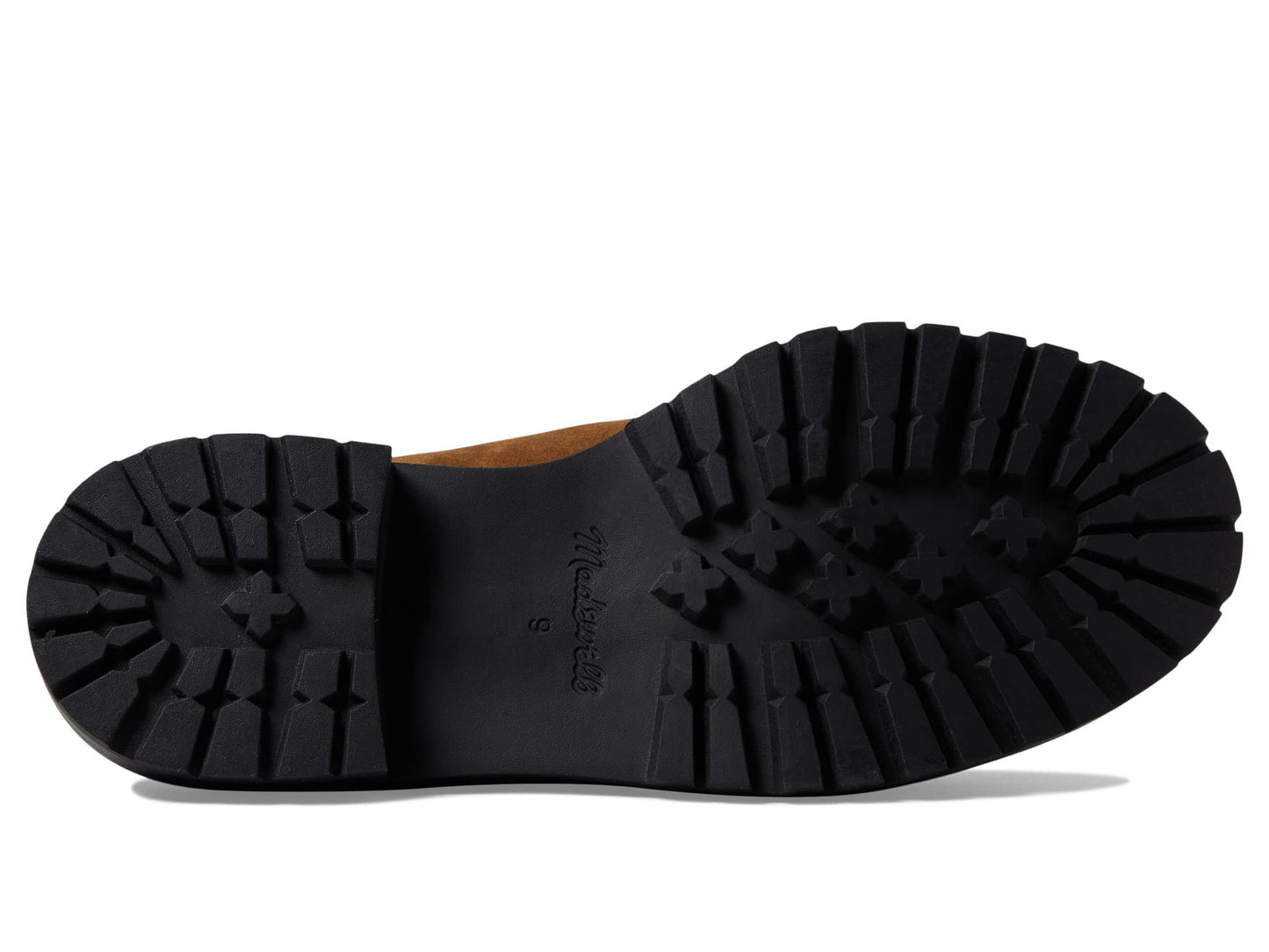 Madewell The Bradley Lugsole Mule in Nubuck for Women - Pigskin Lining with Round Toe Design, Comfortable and Soft Mule Burled Wood 8.5 M