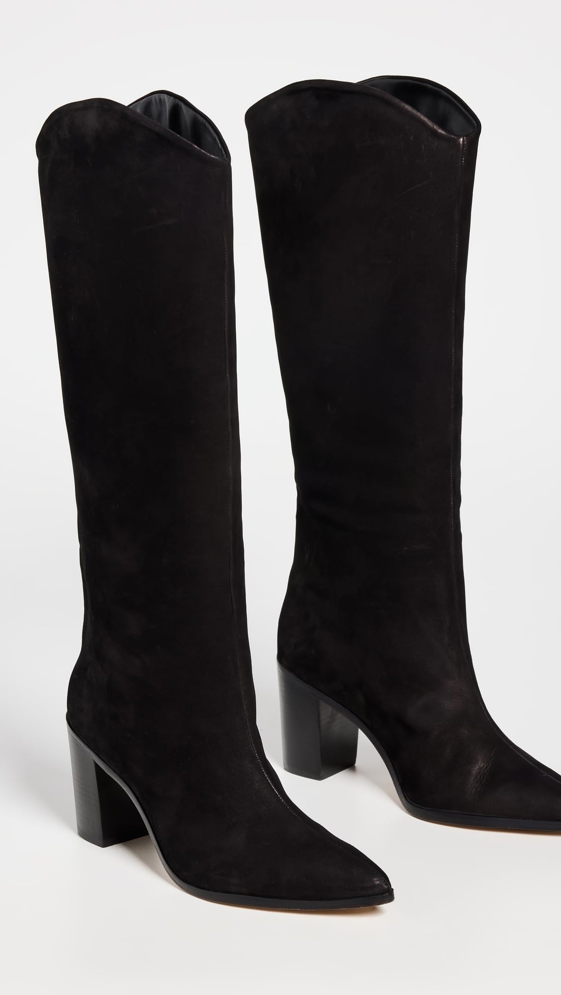 SCHUTZ Women's Maryana Block Boots, Black, 10 Medium US